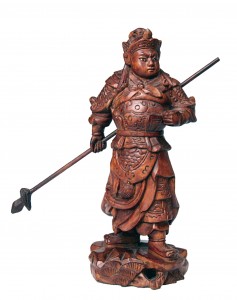 Chinese Warrior Carving